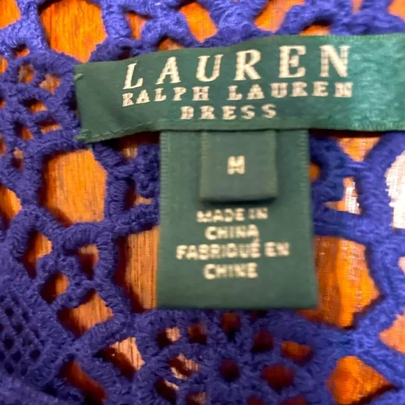 Lauren by Ralph Lauren crochet mini dress with slip - Picture 10 of 10